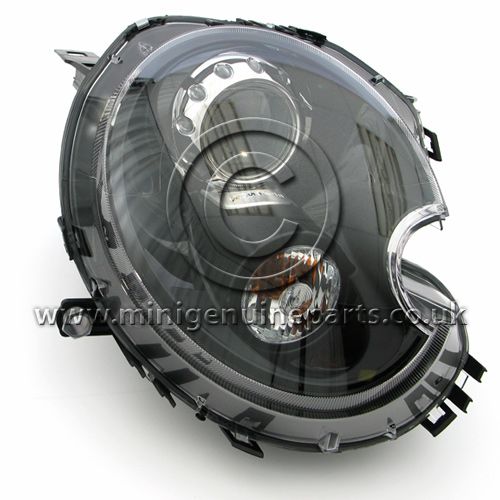 Black Xenon Headlamp Unit - Right Side - R55/R56 - March 2010 on only