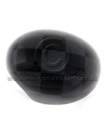 MINI Black and Grey Chequered Wing Mirror Cover LH RHD ONLY - F54/F55/F56